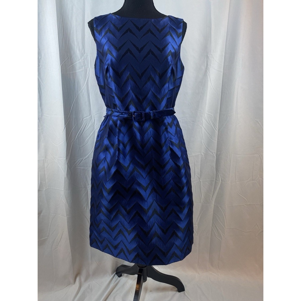 Vintage Classic Anne Klein Fit N Flare Dress With Belt Size 6